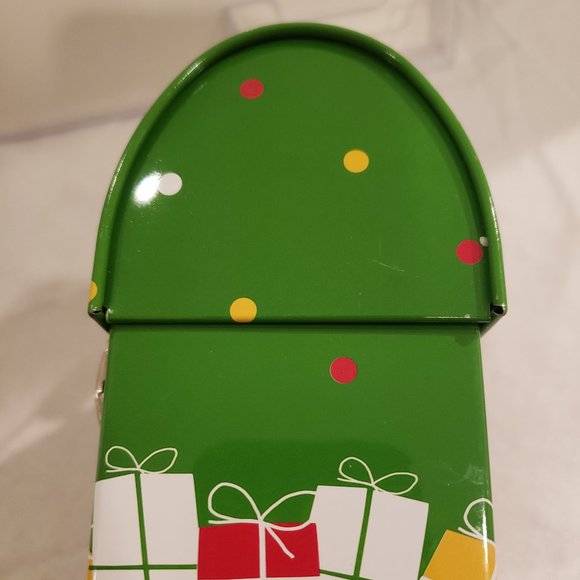 MINI LUNCHBOX - CHRISTMAS COOKIE TIN - SANTA and GIFTS - Picture 4 of 12